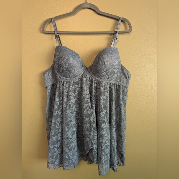 NWT La Vie en Rose Lace Babydoll - Picture 1 of 3